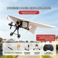 RC Paper Airplane Kit, Remote Control Plane with Gyro Stabilizer & Dual Propellers