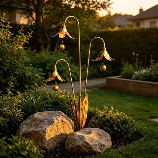 🔥 Limited-Time Offer! Blue Bellflower Garden Stakes – A Charming Melody for Your Outdoor Space