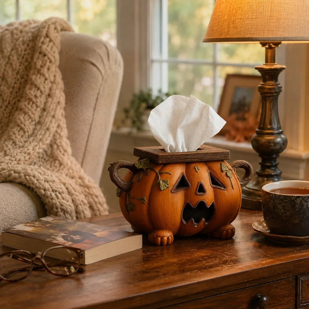 🎃🧻Pumpkin Tissue Box Cover