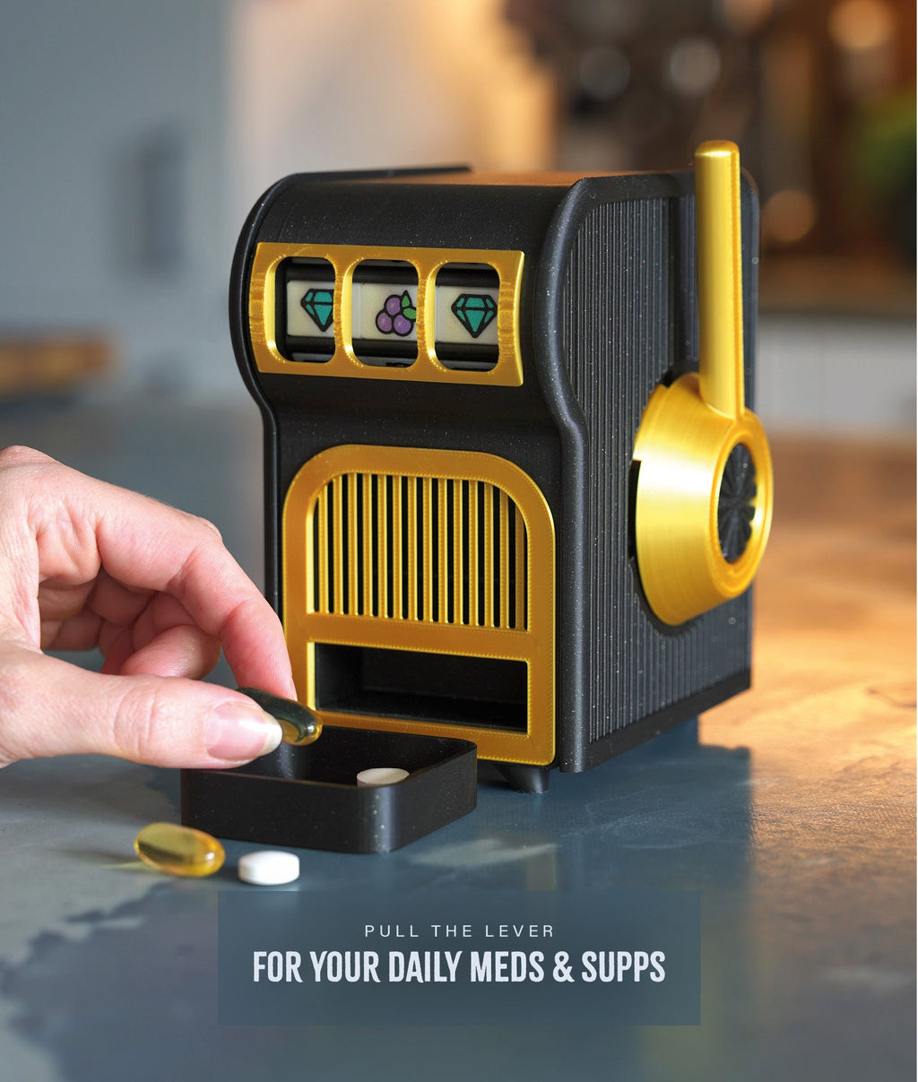 Pill-O-Matic -- Slot Machine Pill Dispenser