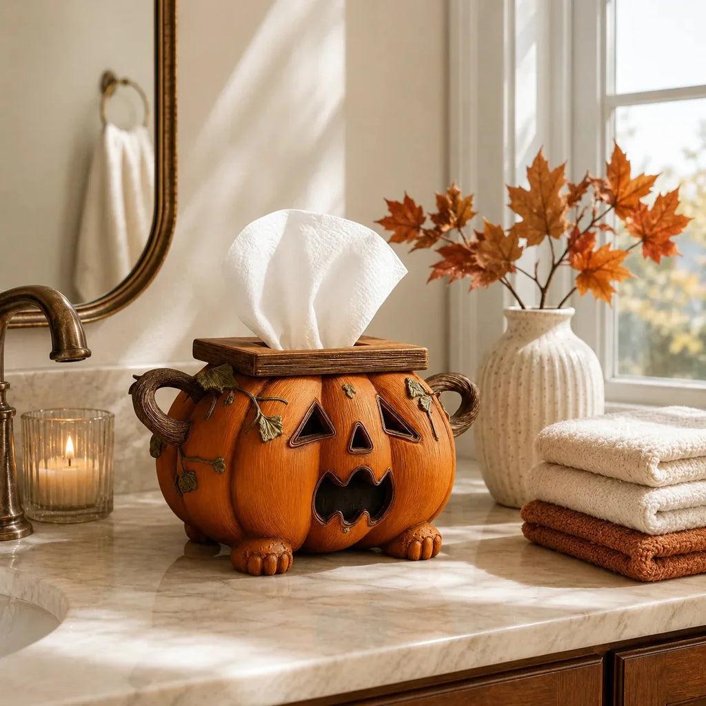 🎃🧻Pumpkin Tissue Box Cover