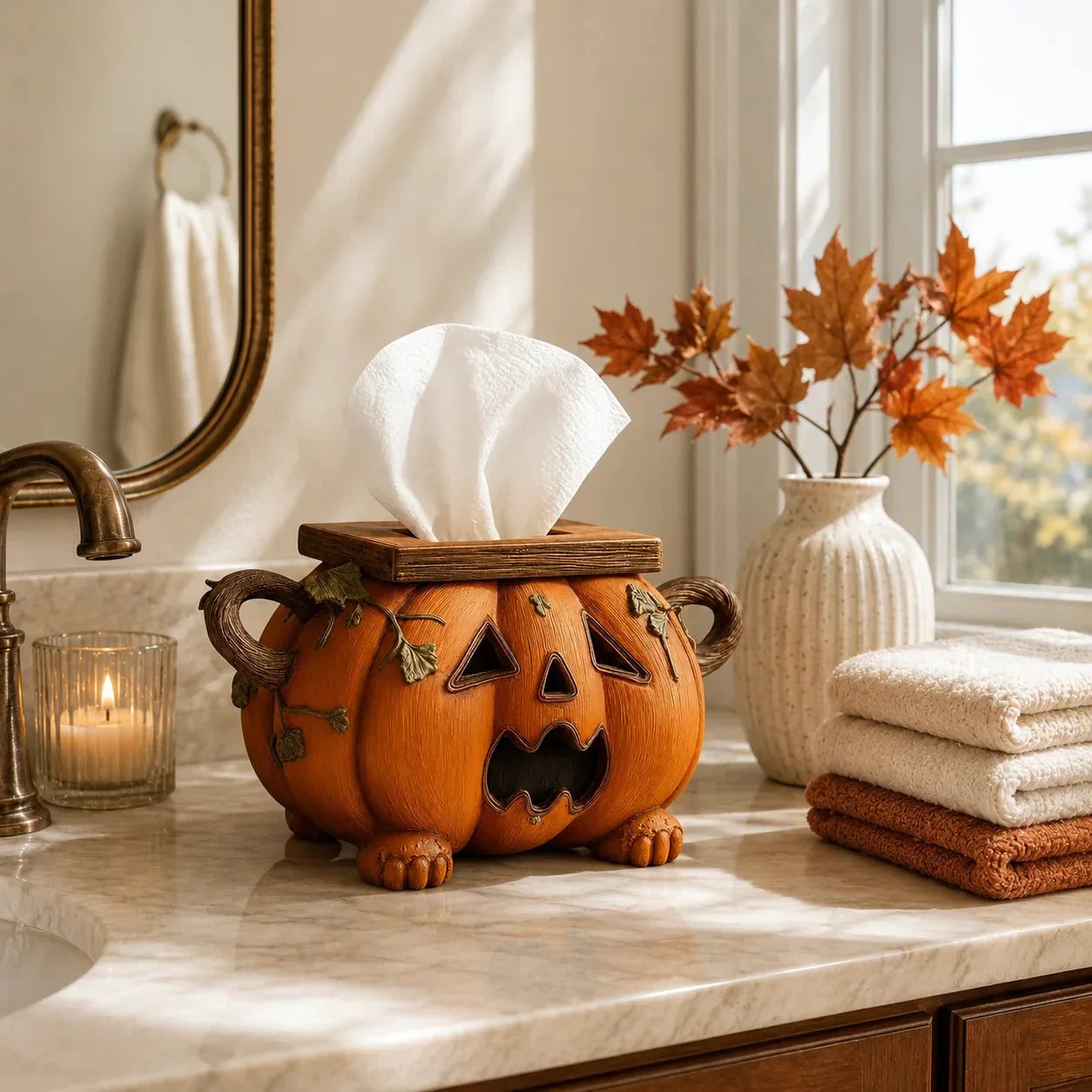 🎃🧻Pumpkin Tissue Box Cover