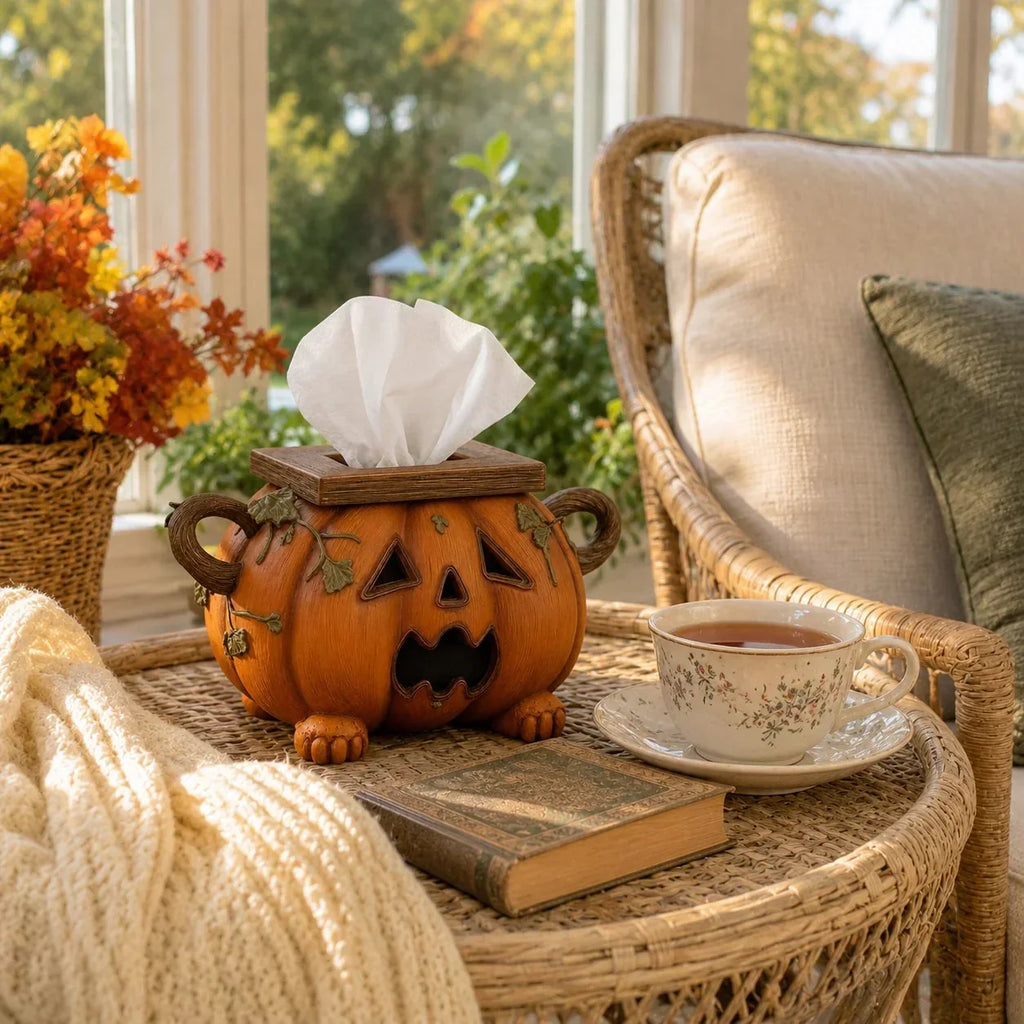🎃🧻Pumpkin Tissue Box Cover