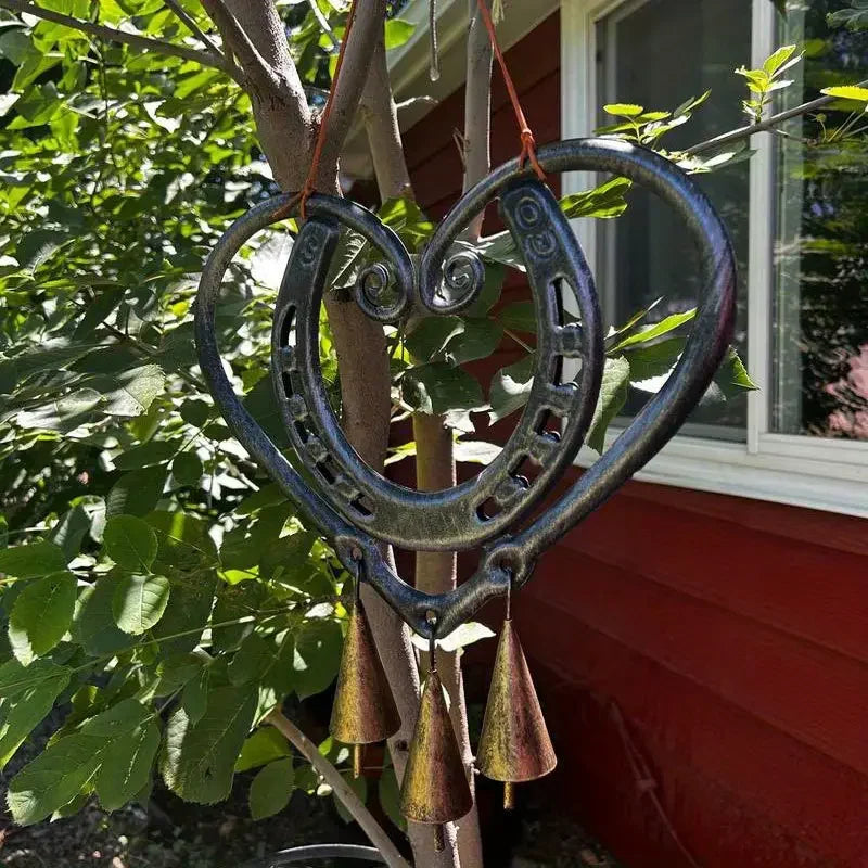 ❤The Horseshoe Heart Wind Chime ❤🐎