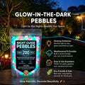 🔥🌈Colorful Glow-in-the-Dark Garden Stones