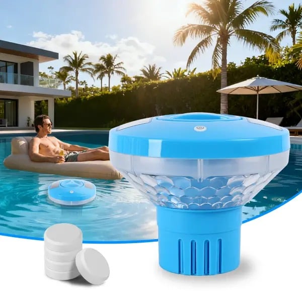 Solar LED Floating Pool Chlorine Dispenser