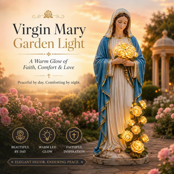 💗Solar-Powered Virgin Mary Garden Light