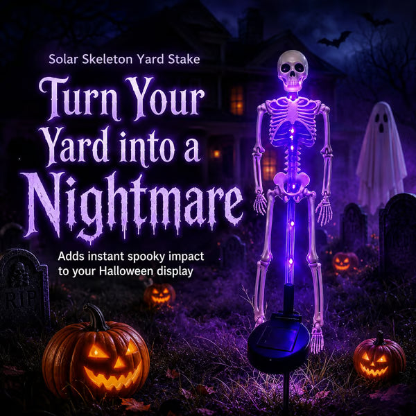 Solar Skeleton YardStake