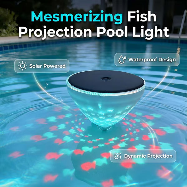 🐠Solar Floating Pool Light with Fish Projection