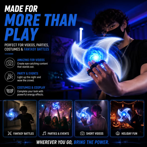 ⚡ Spinning LED Energy Toy – 360° Light & Sound Hand Spinner