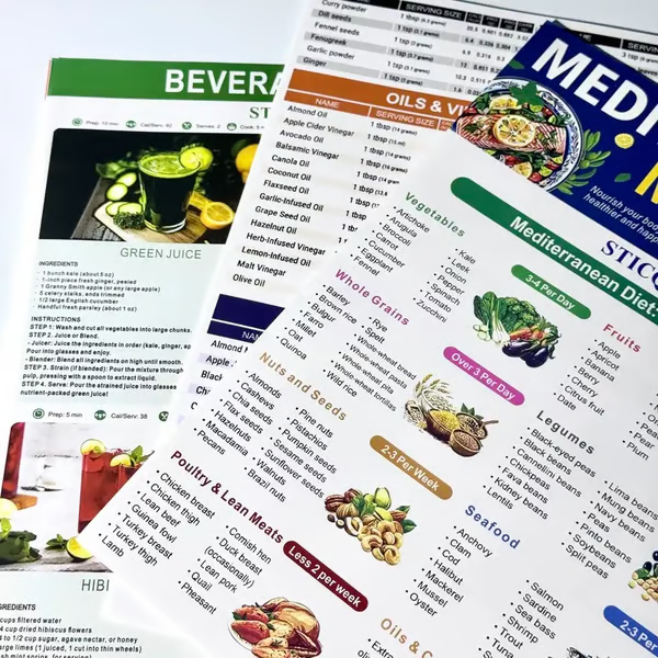 Set of 3 Mediterranean Diet Chart Food List 2026, Mediterranean Ingredient Meal Plan