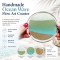 Ocean Wave Art Coaster