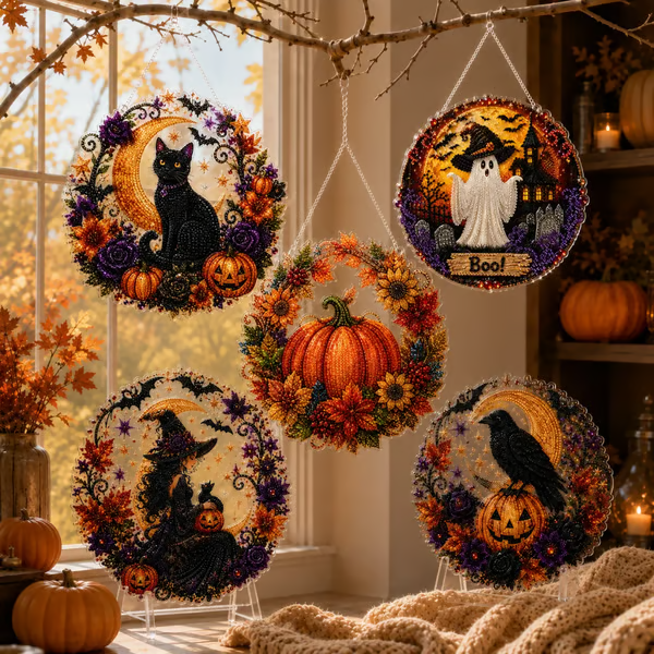 ✨🎃Halloween Pearl Art Hanging Ornament Kit👻