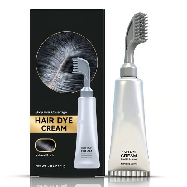 🔥Hot sell TODAY | Instant Gray Coverage Hair Dye Comb for Men & Women
