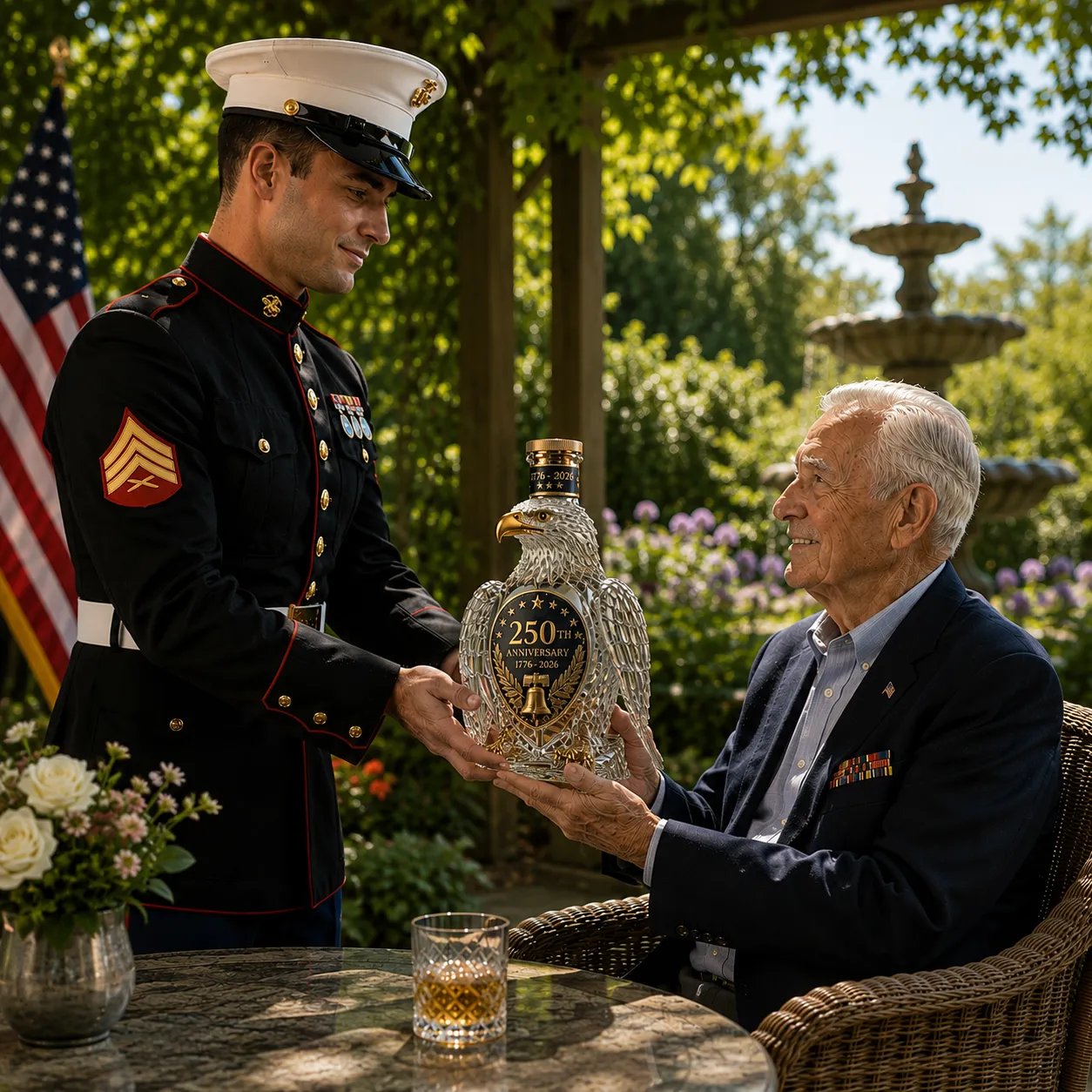 🦅250th Anniversary Commemorative Bottle