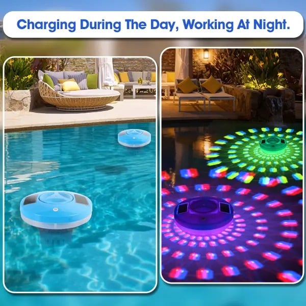 Solar LED Floating Pool Chlorine Dispenser