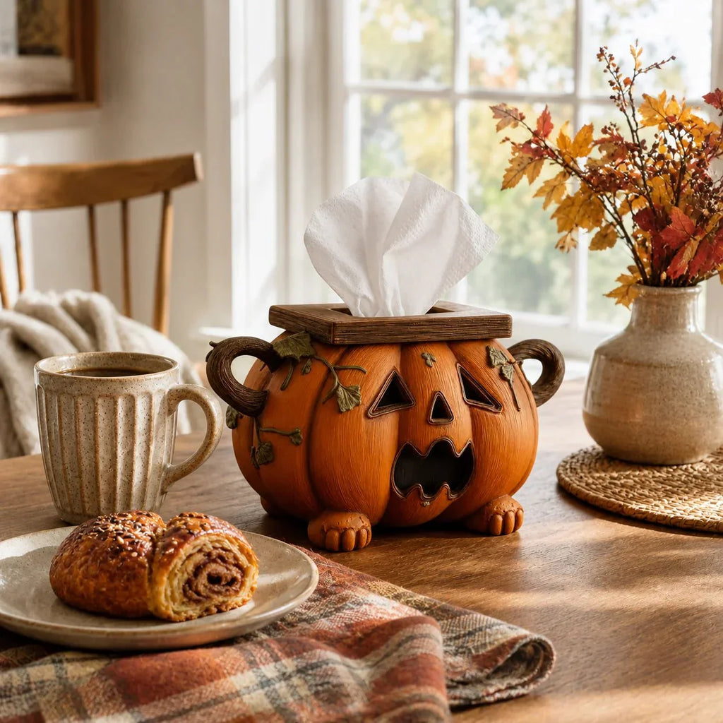 🎃🧻Pumpkin Tissue Box Cover