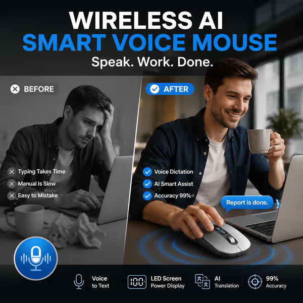 Wireless AI Smart Voice Mouse