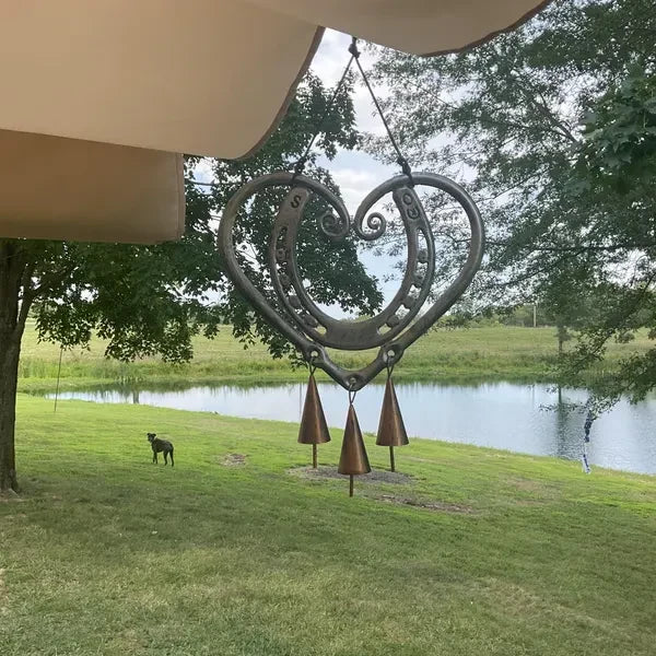 ❤The Horseshoe Heart Wind Chime ❤🐎