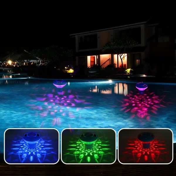 Solar LED Floating Pool Chlorine Dispenser