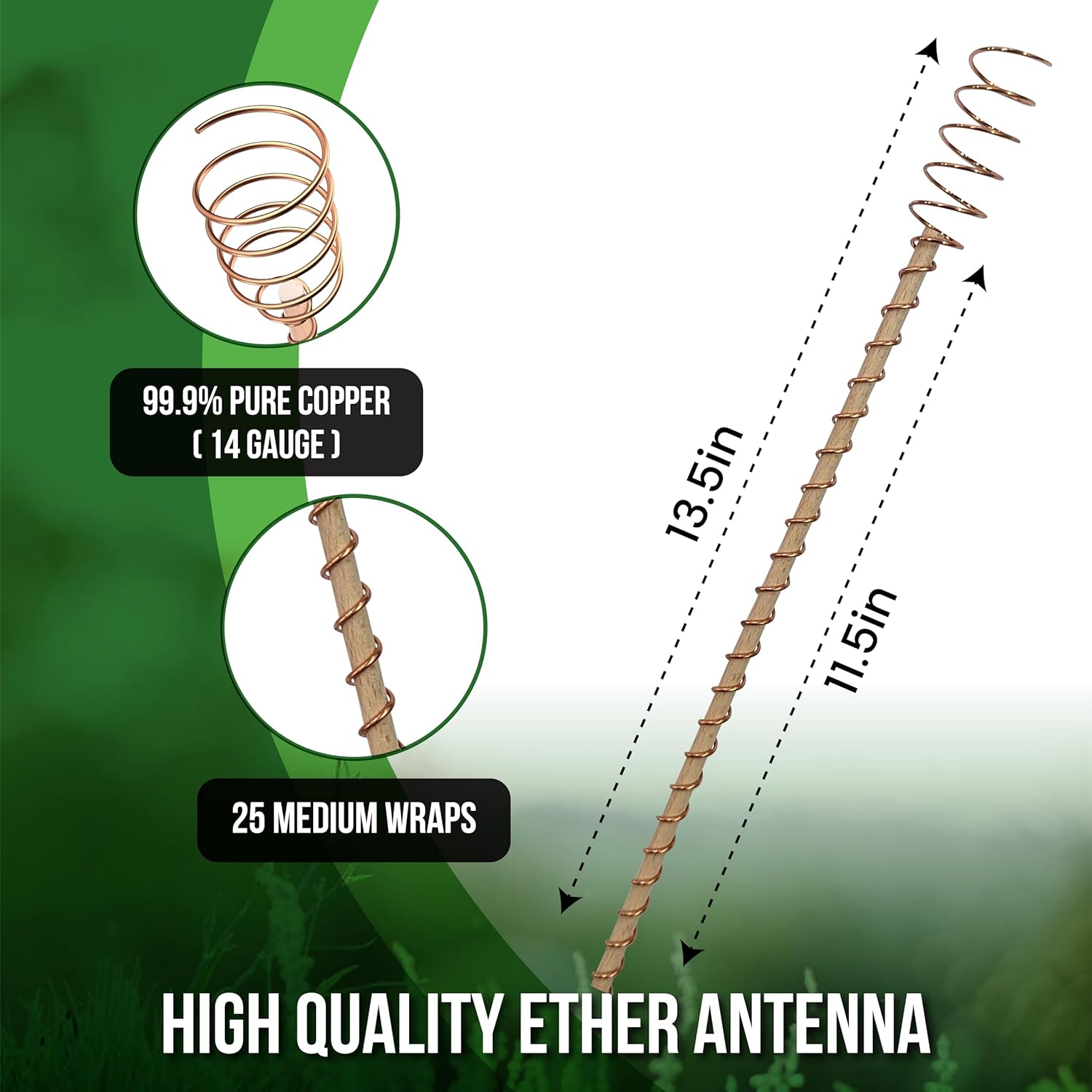 Electroculture Plant Stakes 8 Pack | Enhance Plant Growth with Natural Energy