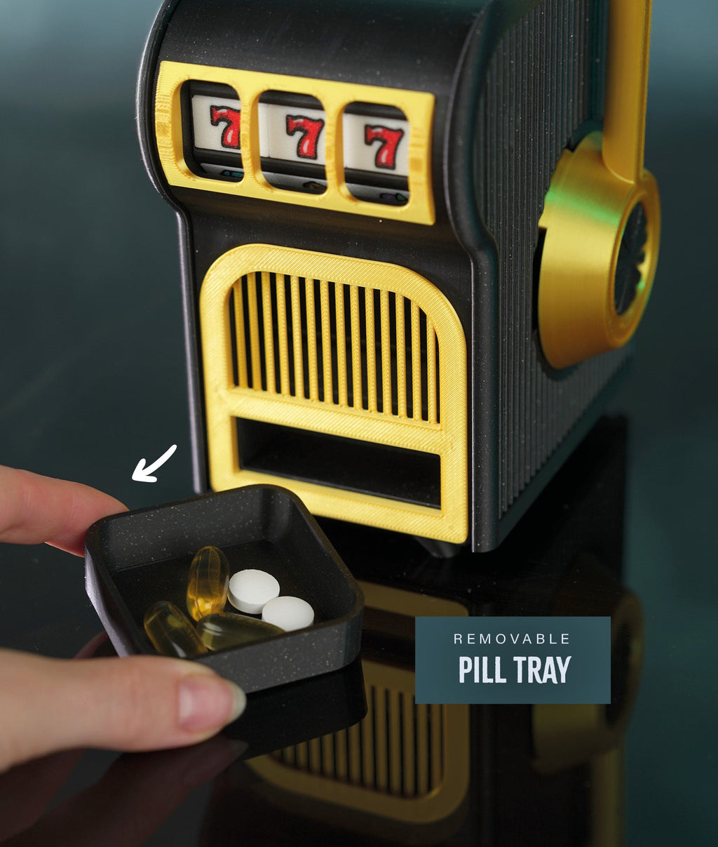 Pill-O-Matic -- Slot Machine Pill Dispenser
