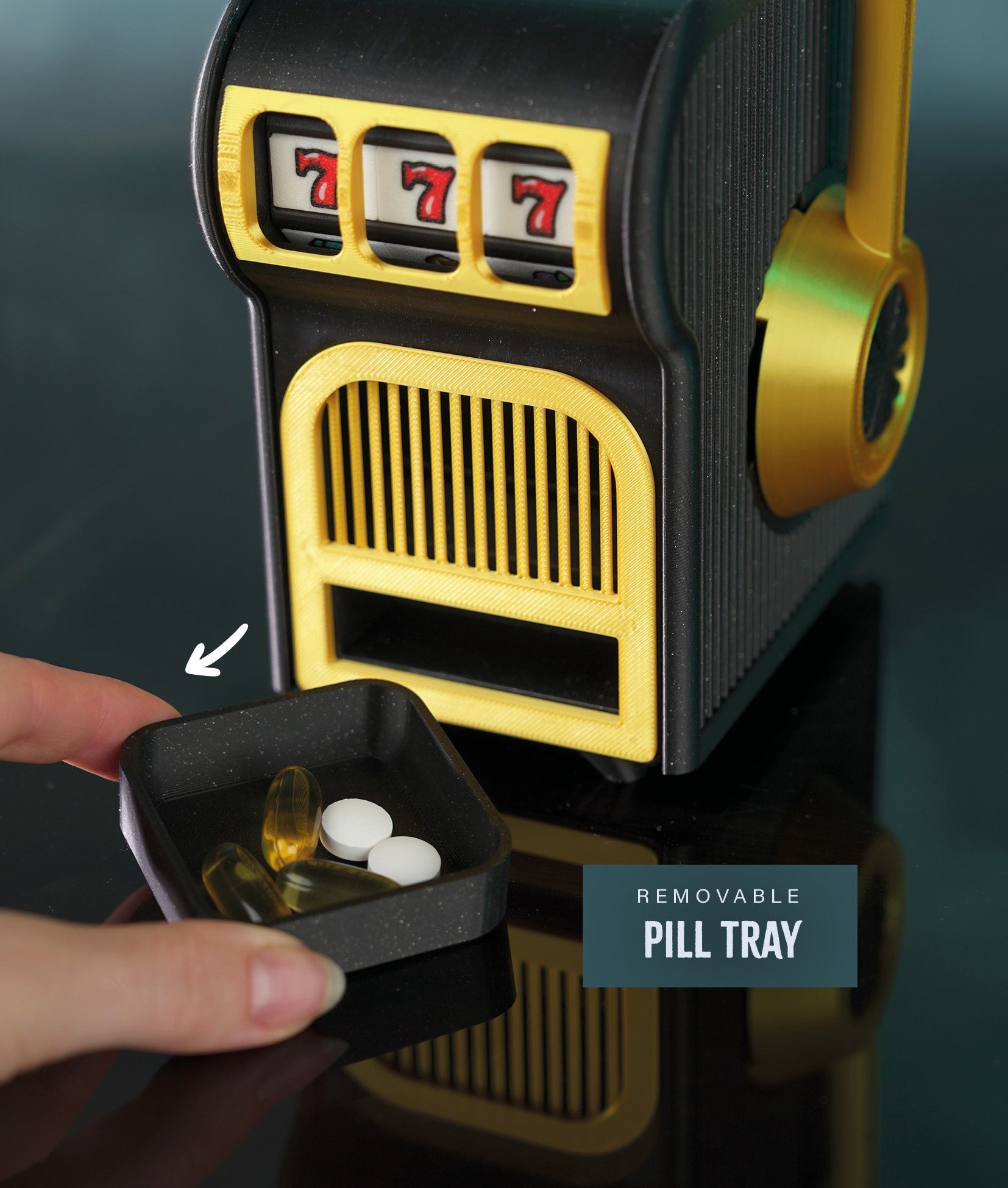 Pill-O-Matic -- Slot Machine Pill Dispenser