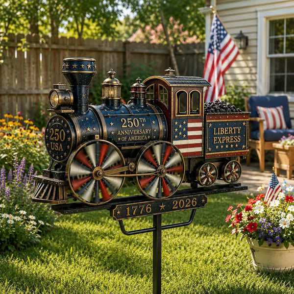 🚂USA 250 “Liberty Express” Train Garden Wind Spinner