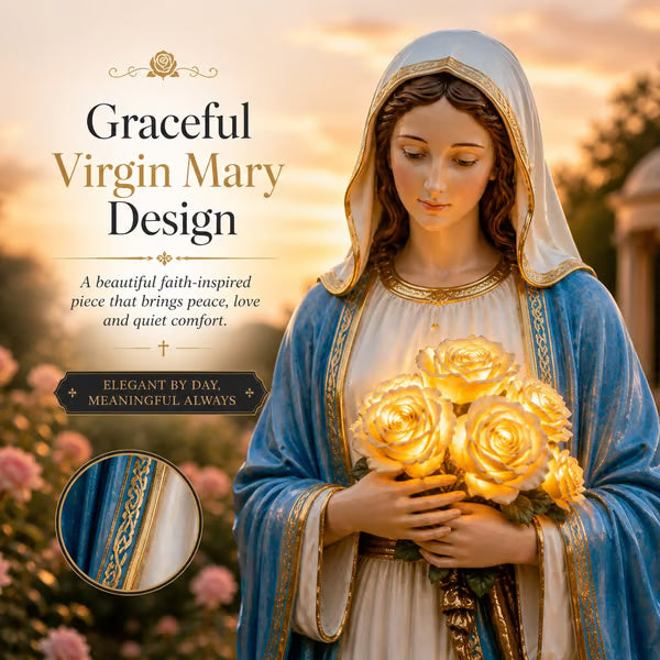 💗Solar-Powered Virgin Mary Garden Light