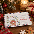 🍪 Vintage Christmas Postcard Platter🎅🎁