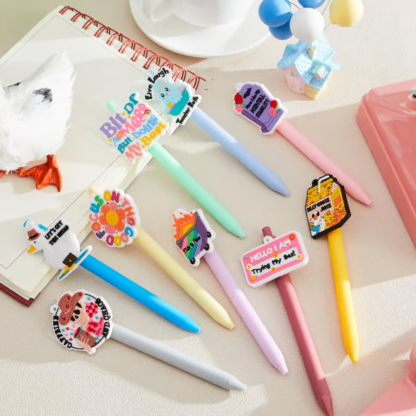 😂 Funny Dumpster Fire Meme Pens Set – Novelty Ballpoint Pens for Teachers, Coworkers, Nurses & Office Desk Gifts (18/36 PCS)