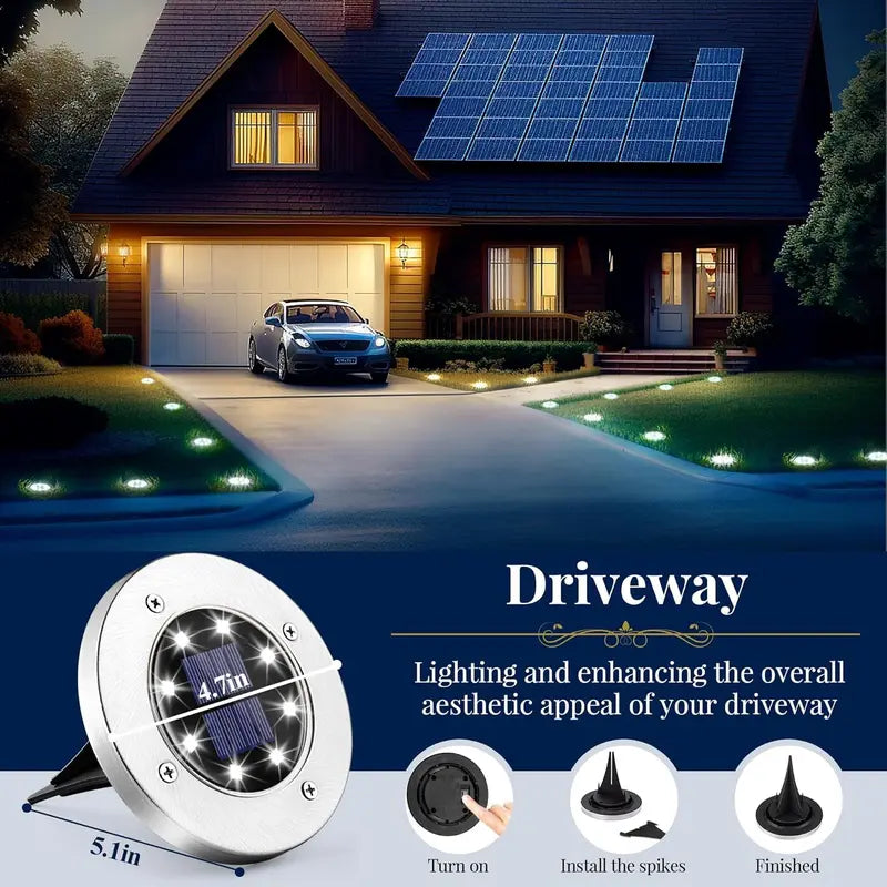 🌞Solar Lights For Outside💡Turn Your Dark Yard Into A Beautiful Nighttime Space