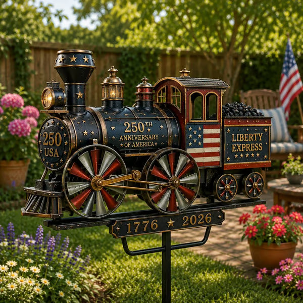 🚂USA 250 “Liberty Express” Train Garden Wind Spinner