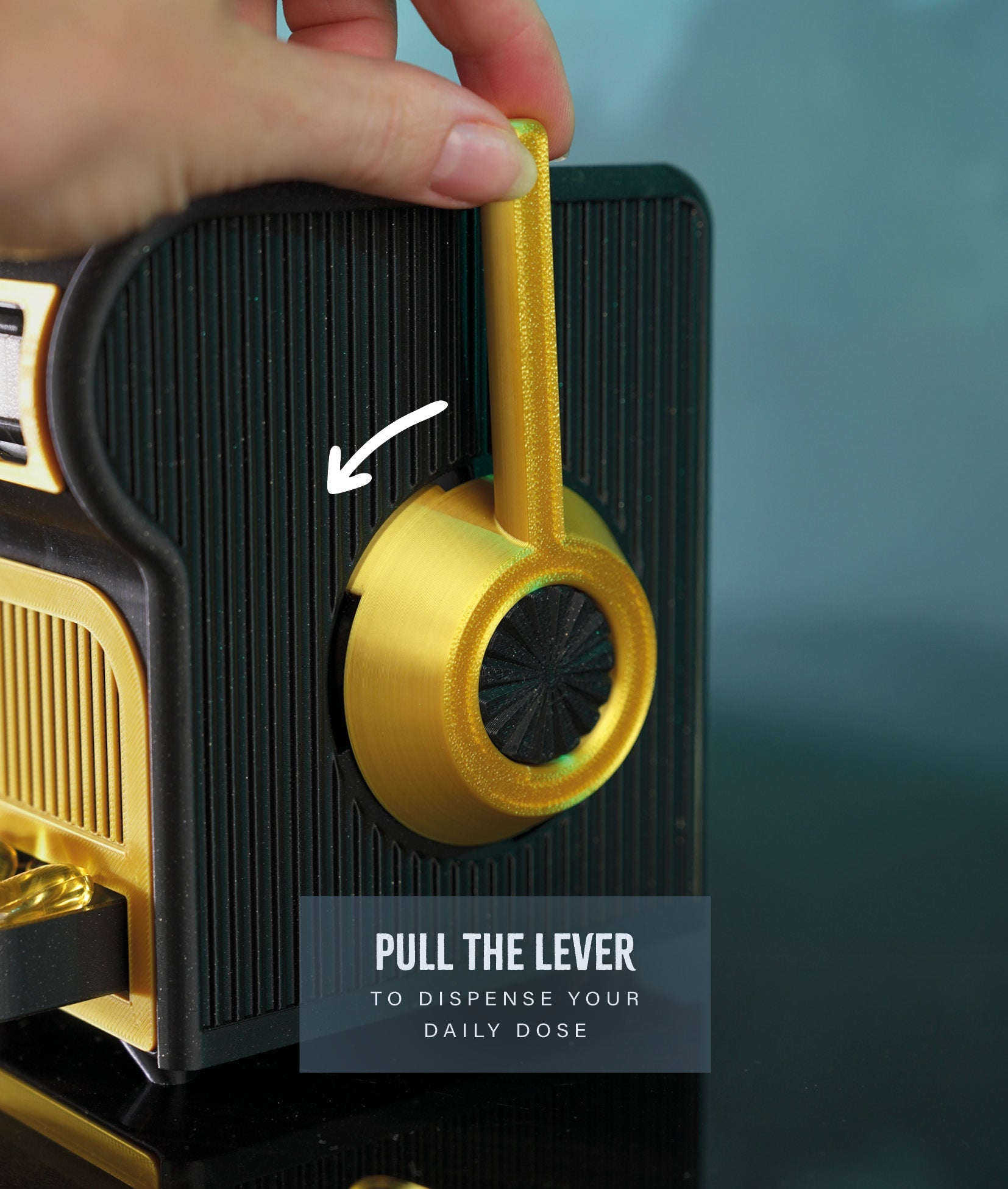 Pill-O-Matic -- Slot Machine Pill Dispenser
