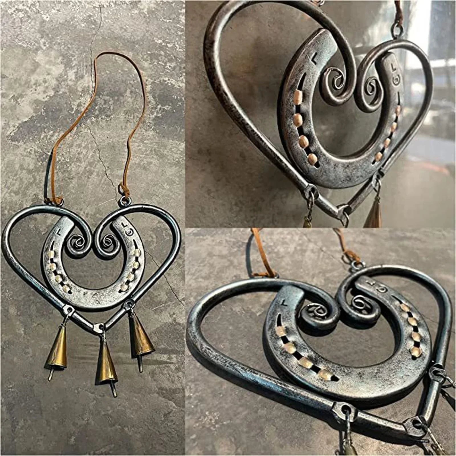 ❤The Horseshoe Heart Wind Chime ❤🐎