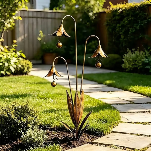 🔥 Limited-Time Offer! Blue Bellflower Garden Stakes – A Charming Melody for Your Outdoor Space