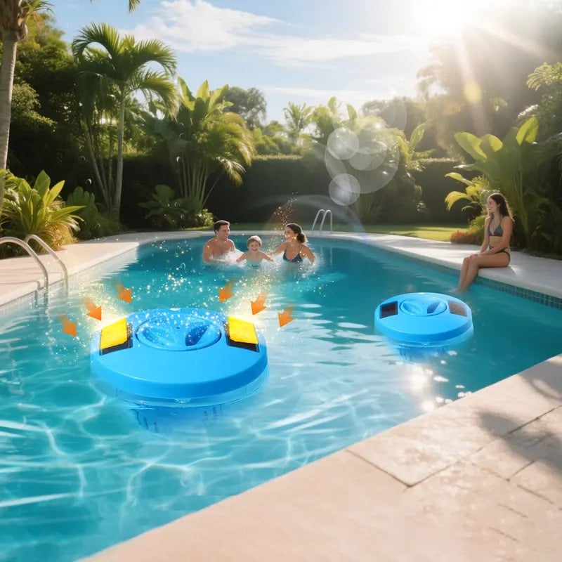 Solar LED Floating Pool Chlorine Dispenser
