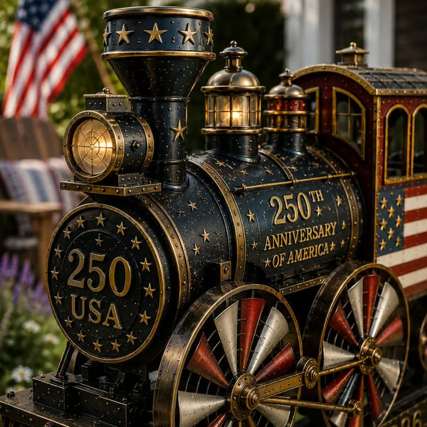 🚂USA 250 “Liberty Express” Train Garden Wind Spinner