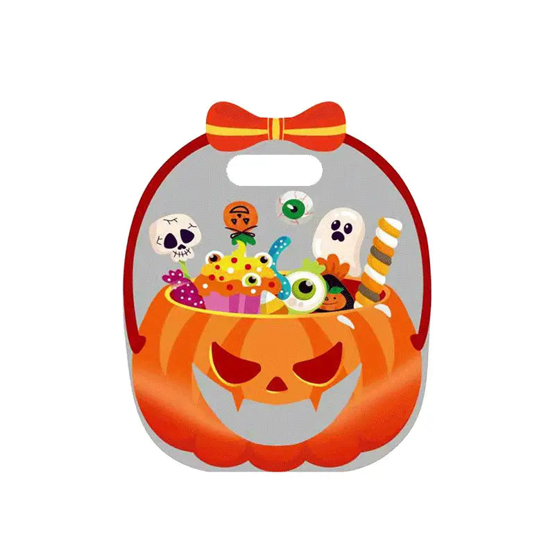 🎃 50 Pcs Halloween Goodie Bags Plastic Candy Bag