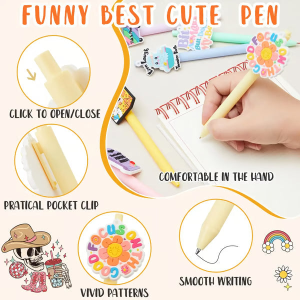 😂 Funny Dumpster Fire Meme Pens Set – Novelty Ballpoint Pens for Teachers, Coworkers, Nurses & Office Desk Gifts (18/36 PCS)