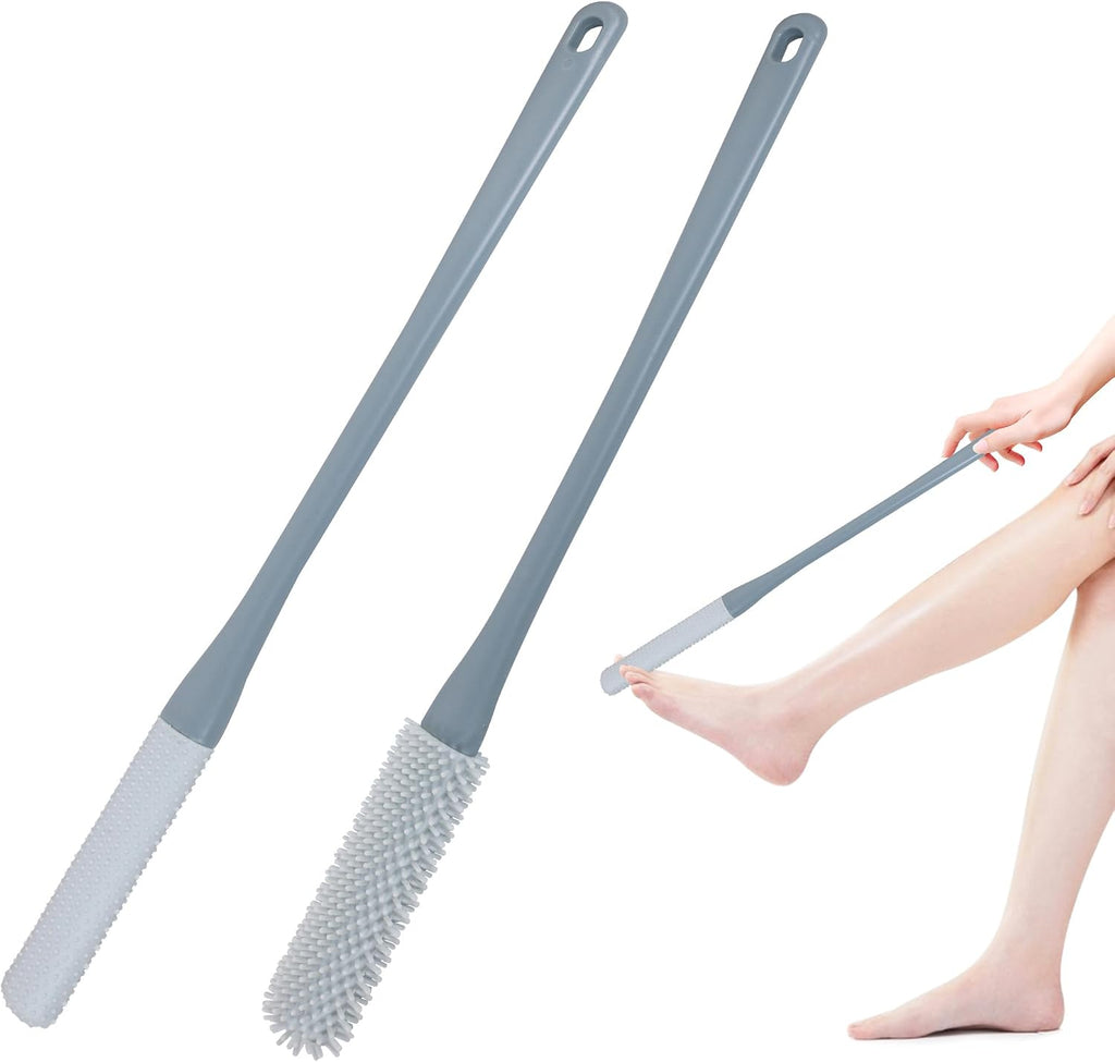 🦶Long‑Handle Silicone Foot Cleaning Brush