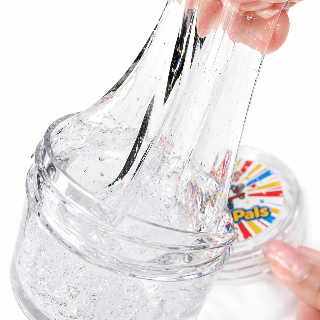 Metallic Glass-Like Slime - Ultra Shiny Stretchy Non-Sticky Sensory Putty with DIY Color Pigments