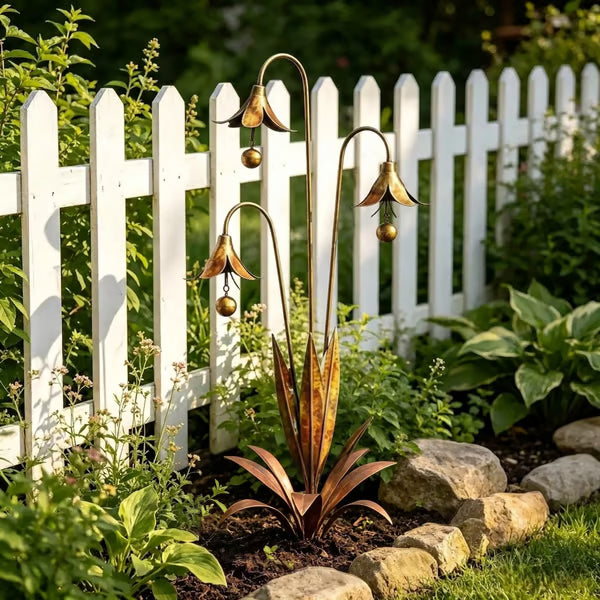 🔥 Limited-Time Offer! Blue Bellflower Garden Stakes – A Charming Melody for Your Outdoor Space