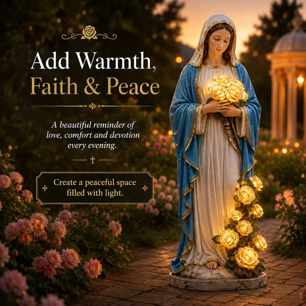 💗Solar-Powered Virgin Mary Garden Light