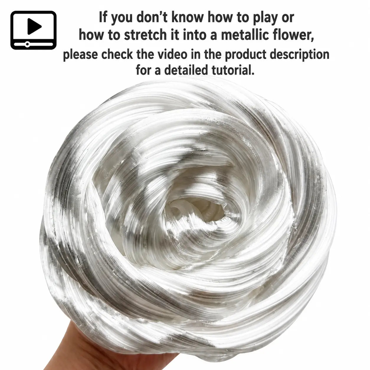 Metallic Glass-Like Slime - Ultra Shiny Stretchy Non-Sticky Sensory Putty with DIY Color Pigments