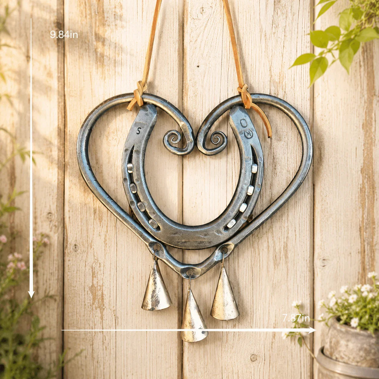 ❤The Horseshoe Heart Wind Chime ❤🐎
