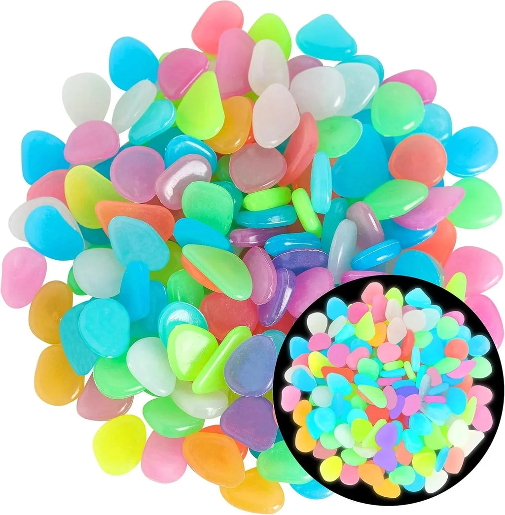 🔥🌈Colorful Glow-in-the-Dark Garden Stones