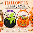 🎃 50 Pcs Halloween Goodie Bags Plastic Candy Bag
