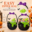 🎃 50 Pcs Halloween Goodie Bags Plastic Candy Bag