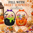 🎃 50 Pcs Halloween Goodie Bags Plastic Candy Bag